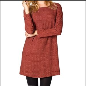 Prana XS straight dress orange